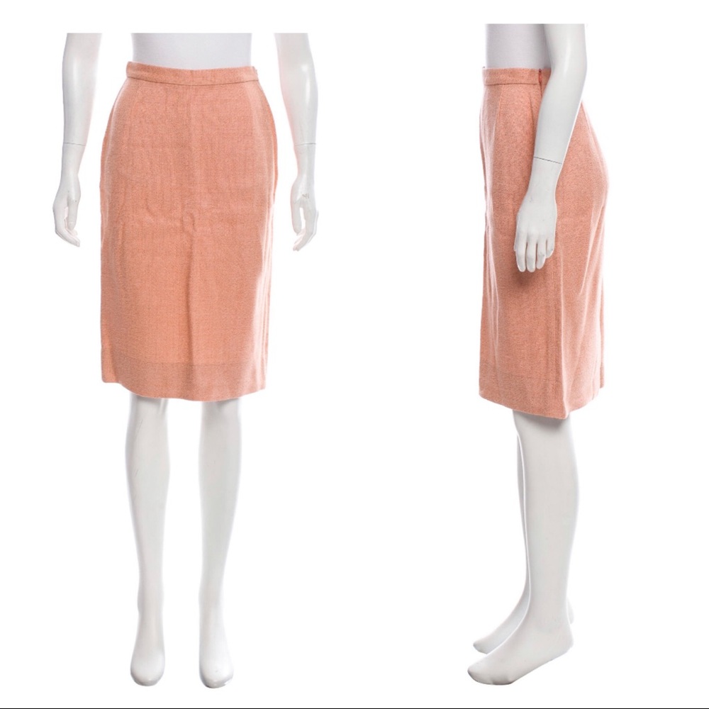 Prada Patterned Knitted Skirt